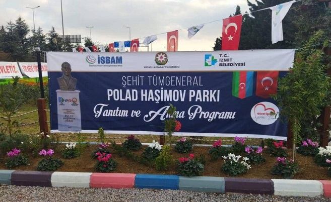  Türkiyədə Polad Həşimovun adına park - Foto  