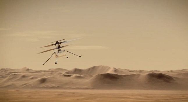  İnanılmaz görüntülər: NASA helikopteri Marsda... - Video  