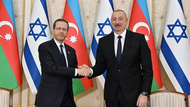  Azərbaycan və İsrail prezidentlərinin görüşü başladı  