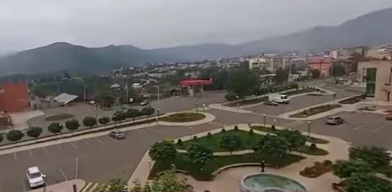  Antiterror tədbirlərindən sonra Xankəndinin mərkəzi - Yeni video  