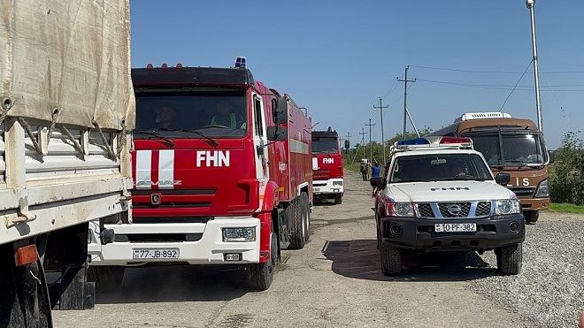  FHN-in 10 avtomobili və 50 nəfərlik heyəti Xankəndinə yola düşdü  